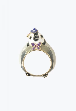 Vendome ACCESSORIES Penguin Ring Black