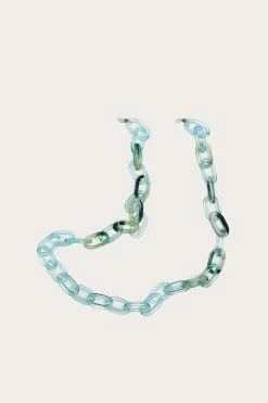 Anna Sui Recycled Acetate Sunglass Chain In Jade