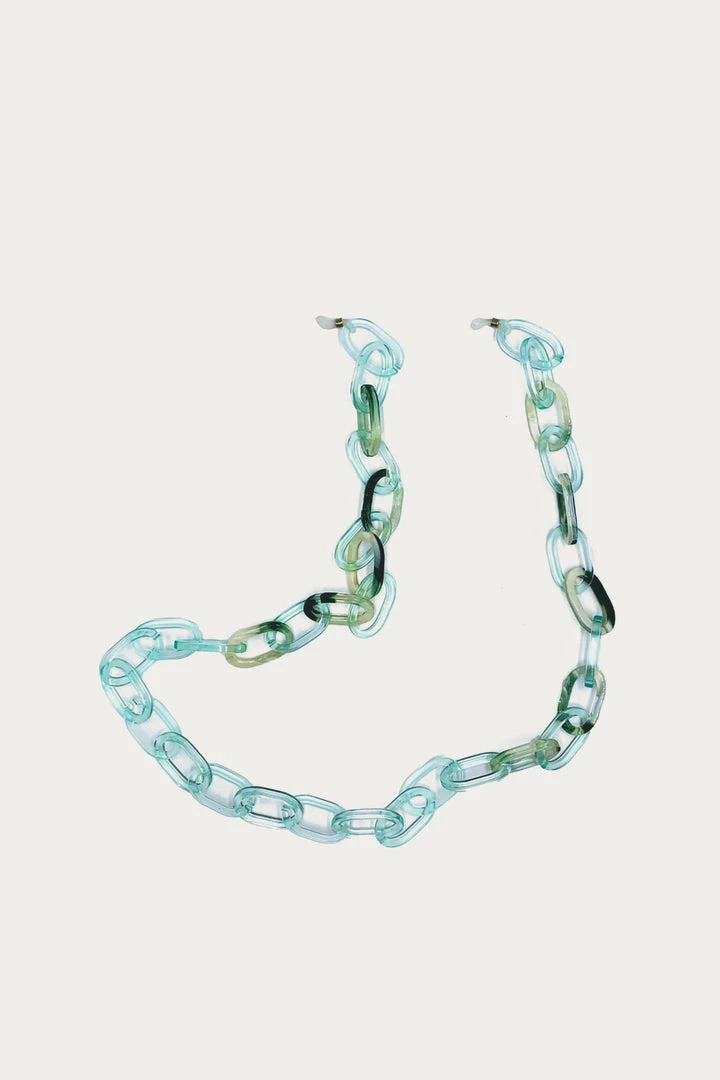 Anna Sui Recycled Acetate Sunglass Chain <br> In Jade </br> 4 Anna Sui Recycled Acetate Sunglass Chain In Jade