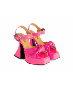 Anna Sui X John Fluevog Munster Heel Neon Pink