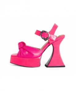 Anna Sui X John Fluevog Munster Heel Neon Pink