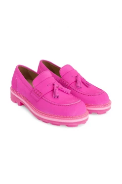 Spring '22 Anna Sui X John Fluevog Loafers Neon Pink