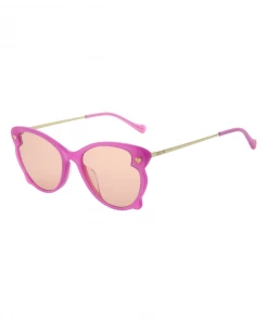 Anna Sui Spring '22 Butterfly Wing Sunglasses Pink