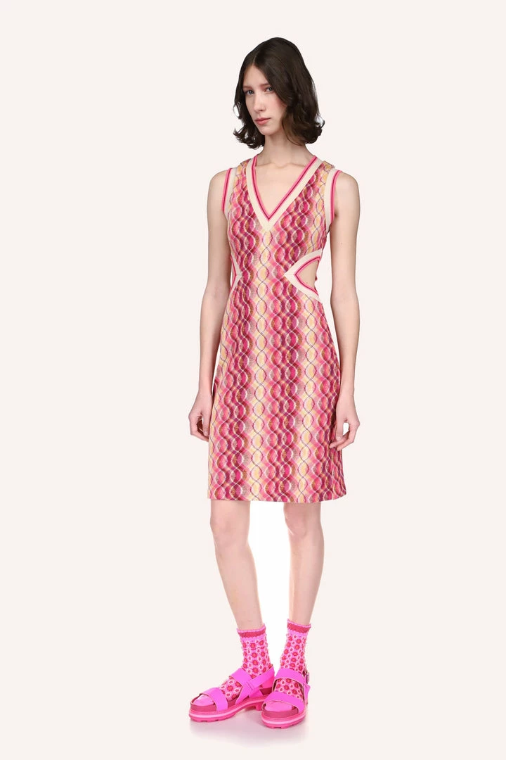 Anna Sui Wave Rider Knit Cutout Dress Spring '22 6 Anna Sui Wave Rider Knit Cutout Dress Spring '22