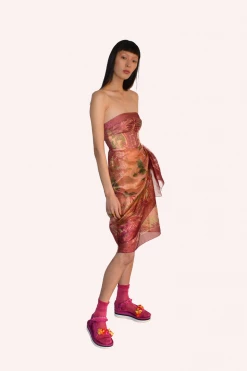 Anna Sui Spring '22 Tropical Paradise Sarong Dress