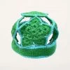 Anna Sui Hand Crochet Star Hat Green