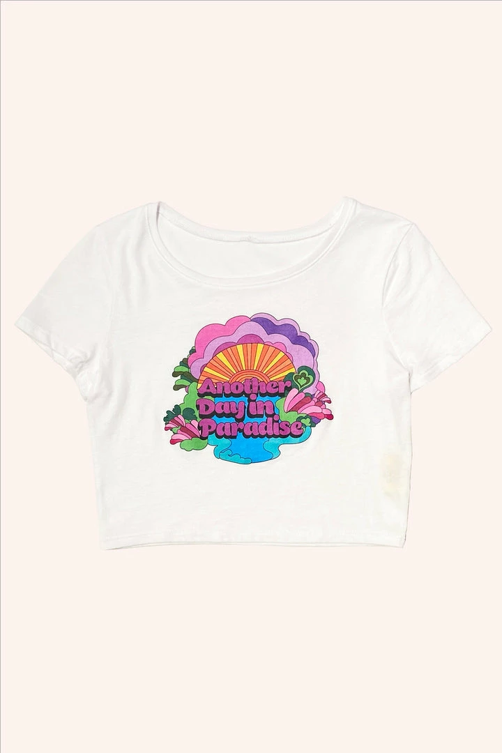 Anna Sui Spring '22 Another Day In Paradise Baby Tee 8 Anna Sui Spring '22 Another Day In Paradise Baby Tee