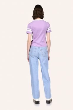 Spring '22 Anna Sui 81 V Neck Football Tee