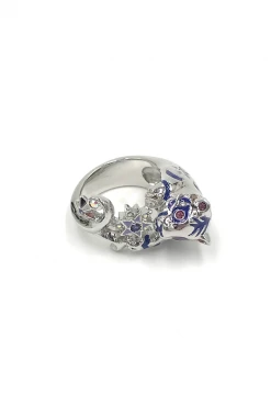 Vendome Tiger Ring Silver