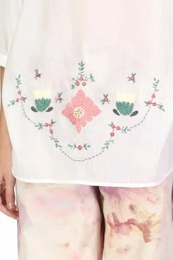 Anna Sui Poppies Embroidered Tunic CLOTHING