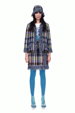 Anna Sui Technicolor Tartan Jacket Fall / Winter '21