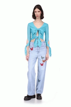 Anna Sui The Gisele Top Seafoam