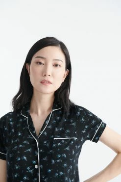 Anna Sui X Knix Boudoir Bouquet Sleep Top Knix X Anna Sui