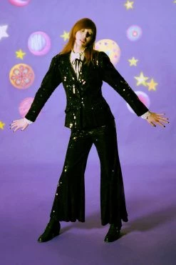 Anna Sui Fall / Winter '21 Rose Trellis Lace Top