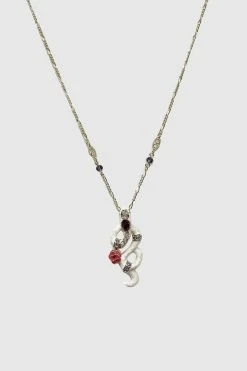Vendome ACCESSORIES Snake Necklace White